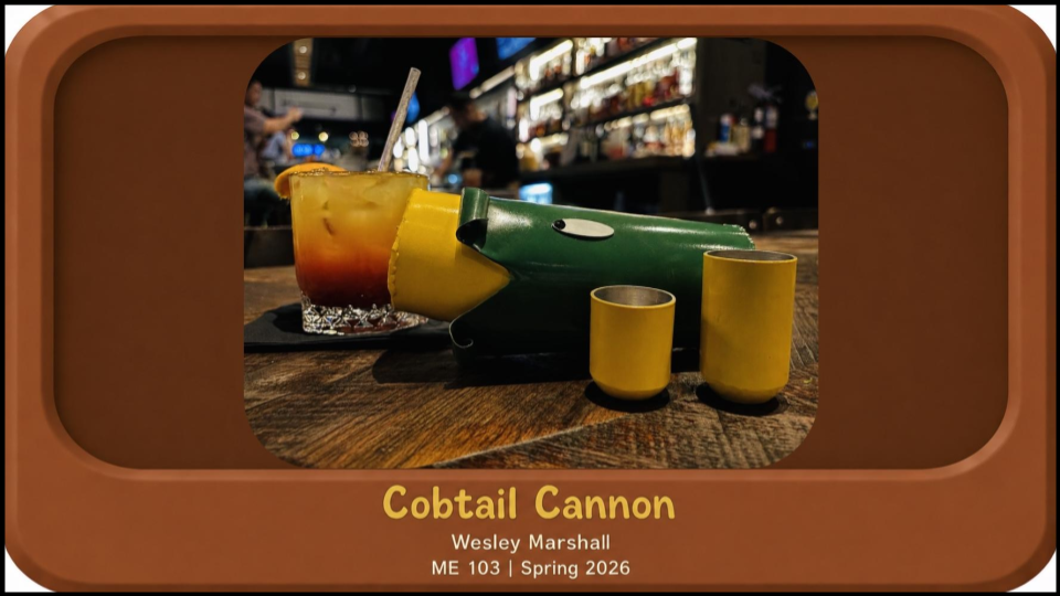 Cobtail Cannon engineering project
