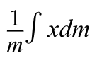 Integral Center of Mass